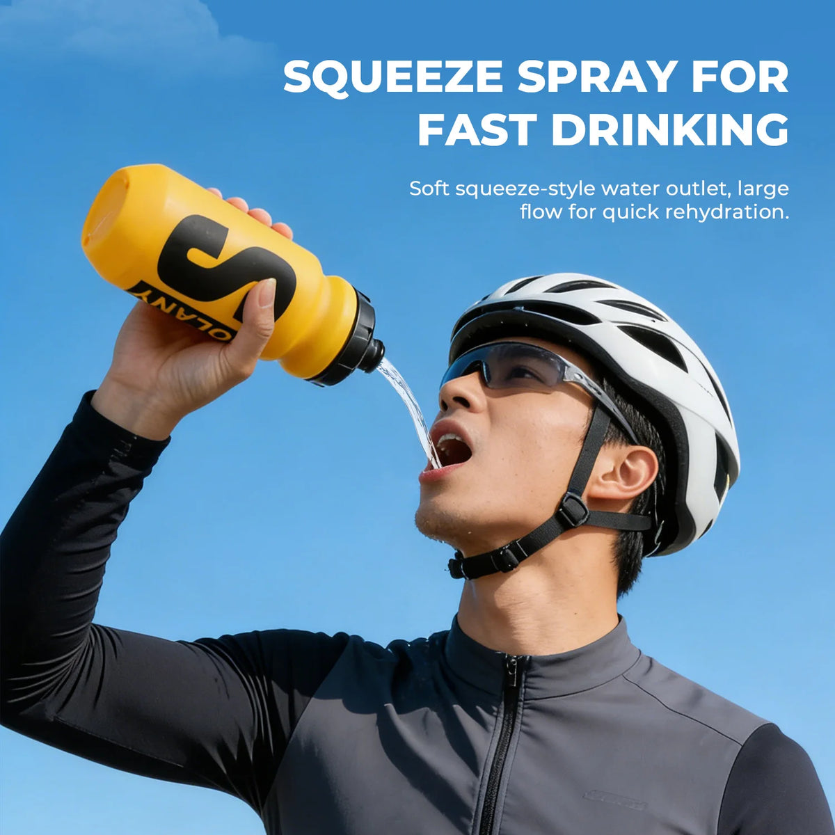 610Ml Water Bottle Cycling PP5 Portable Sport Water Bottle Outdoor Sport Camping Running Sport GYM Bicycle