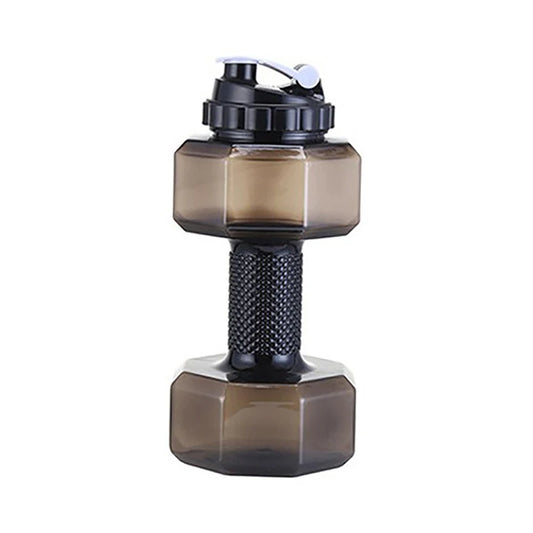 【Peace】2.2L Dumbbell Shaped Kettle Sport Water Bottle Fitness Cycling Water Bottle Creative Summer Water Drinks Bottle