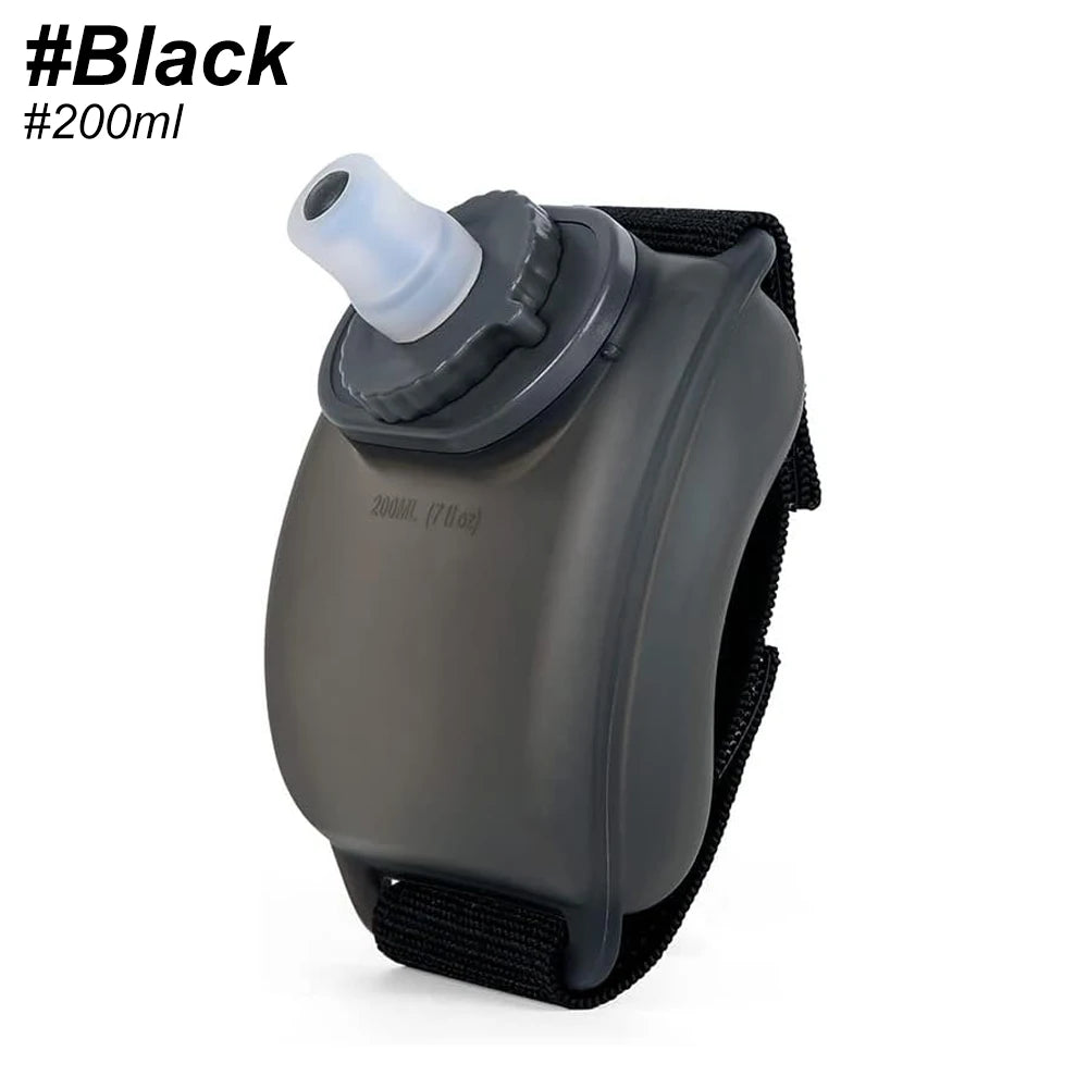 Outdoor Sports Wrist Water Bottle for Cycling Marathon Mountaineering 200Ml Silicone Wearable Sport Water Bottle