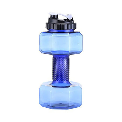 【Peace】2.2L Dumbbell Shaped Kettle Sport Water Bottle Fitness Cycling Water Bottle Creative Summer Water Drinks Bottle