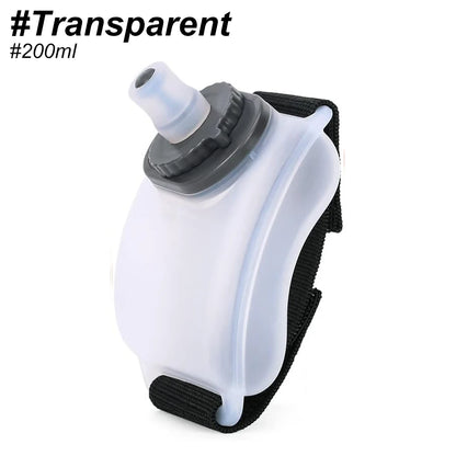 Outdoor Sports Wrist Water Bottle for Cycling Marathon Mountaineering 200Ml Silicone Wearable Sport Water Bottle