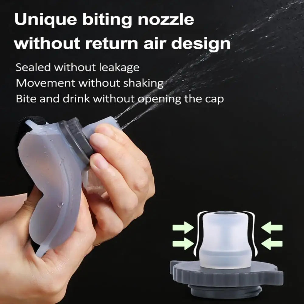 Outdoor Sports Wrist Water Bottle for Cycling Marathon Mountaineering 200Ml Silicone Wearable Sport Water Bottle