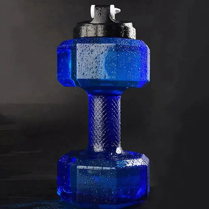 【Peace】2.2L Dumbbell Shaped Kettle Sport Water Bottle Fitness Cycling Water Bottle Creative Summer Water Drinks Bottle